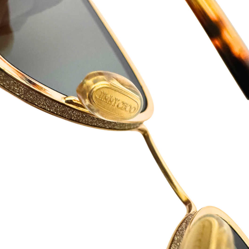 Jimmy Choo Sparkle Sunglasses in Brown