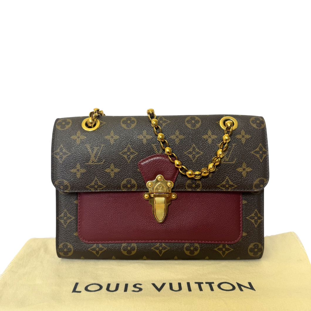 Louis Vuitton Victoire Bag in Raisin Monogram Canvas