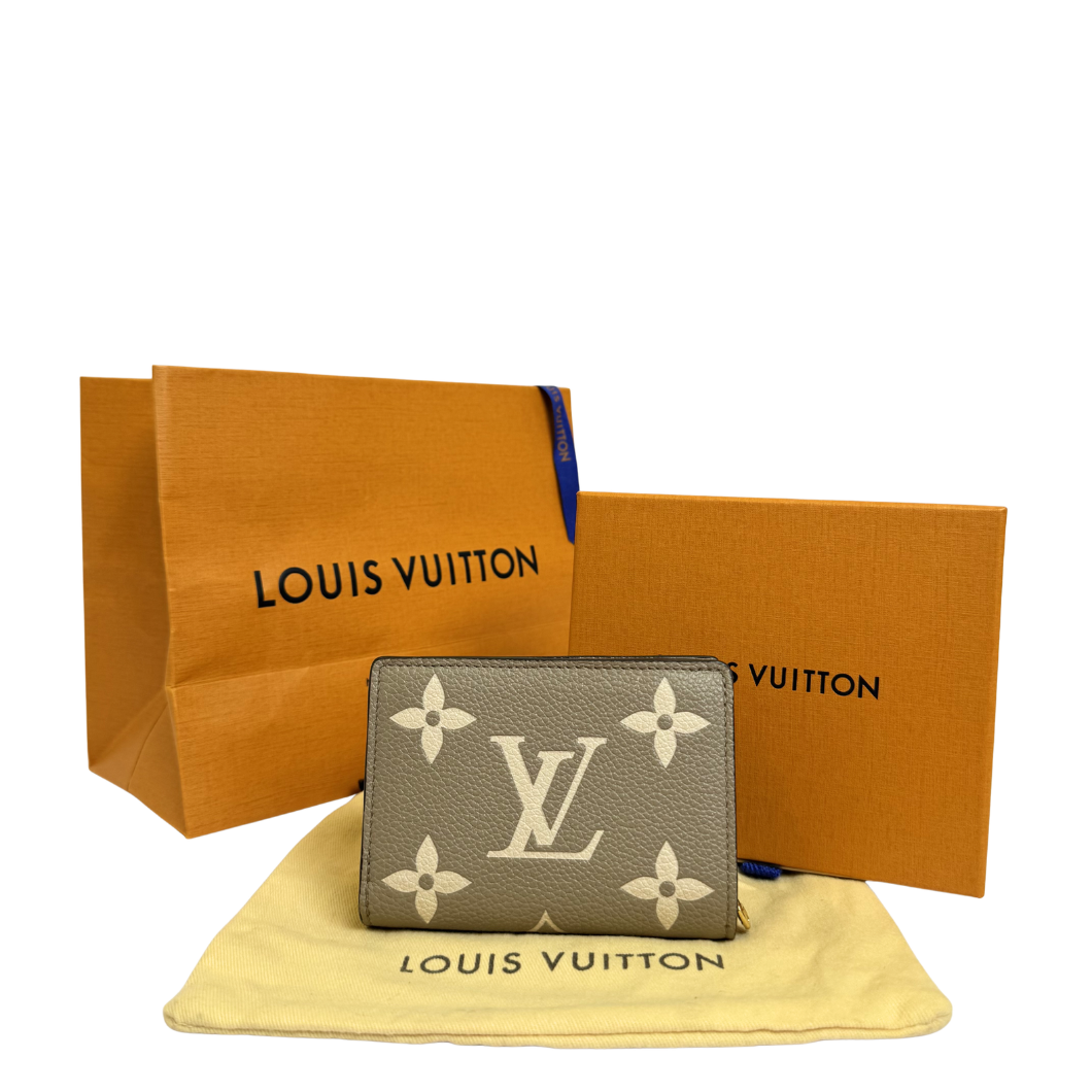 Louis Vuitton Cléa Wallet in Bicolour Monogram Empreinte Leather