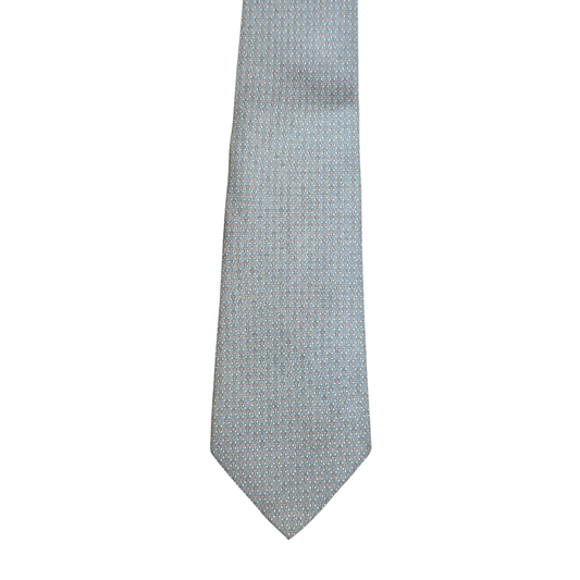 Salvatore Ferragamo Sky Blue Silk Necktie