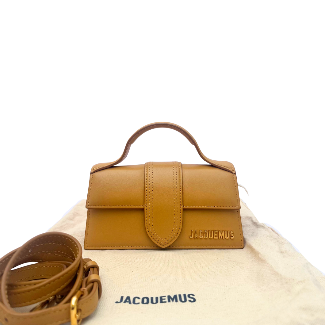 Jacquemus Le Bambino Bag in Mustard Leather