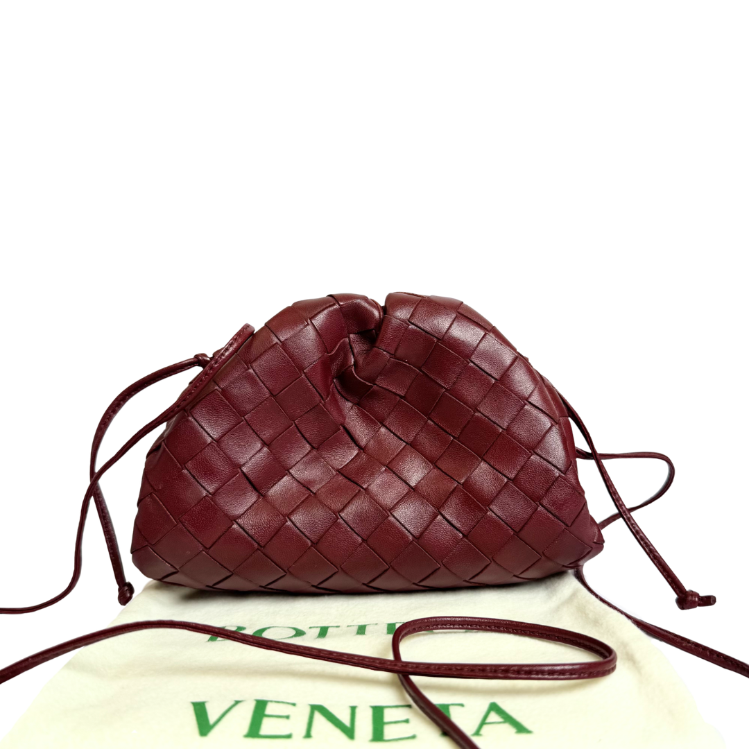 Bottega Veneta Bordeaux Mini Pouch Bag