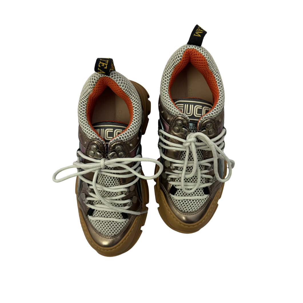 Gucci Flashtrek Sneakers, Size 35