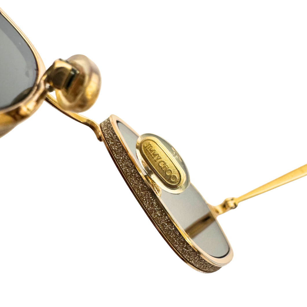 Jimmy Choo Sparkle Sunglasses in Brown