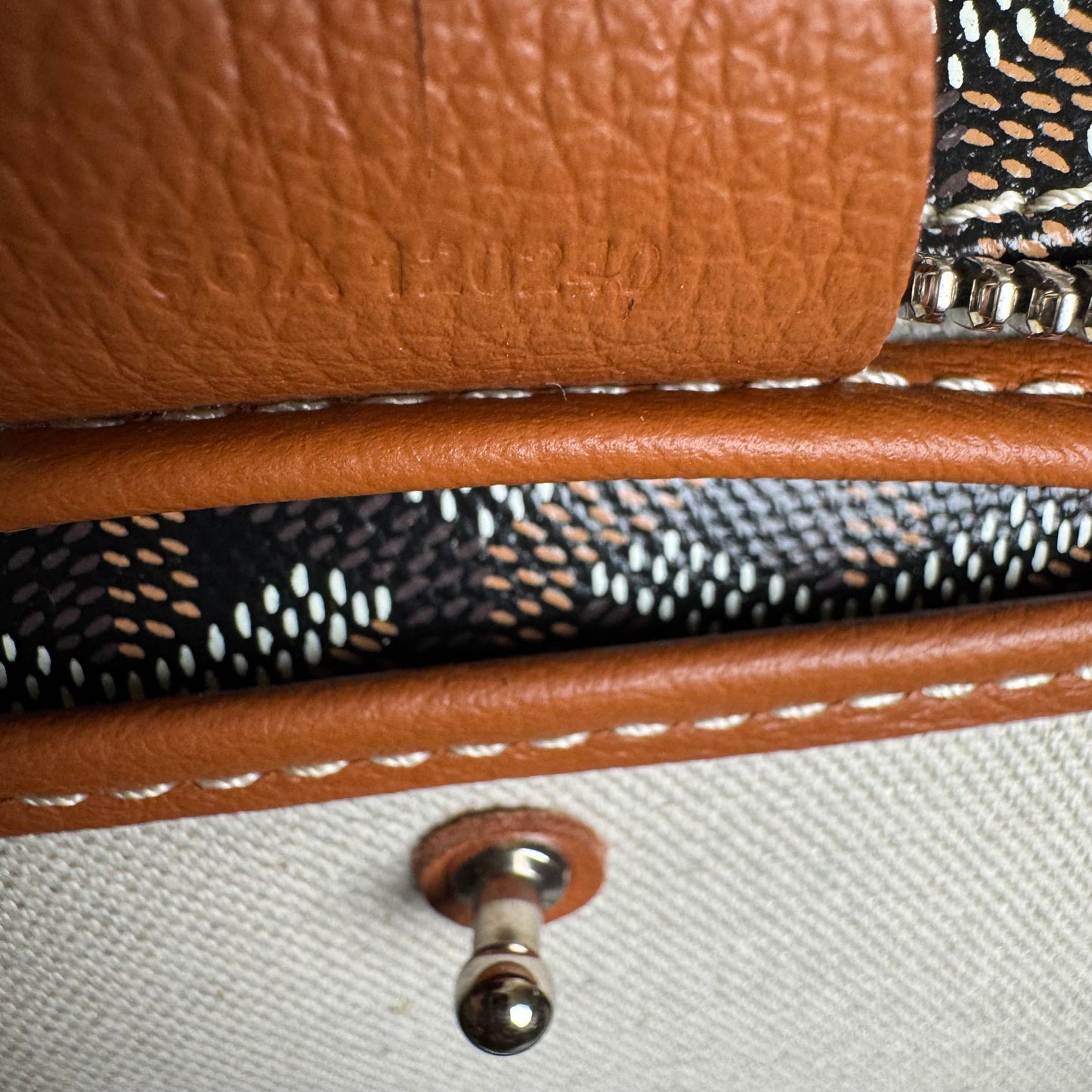 Goyard Artois GM Tote in Black & Brown