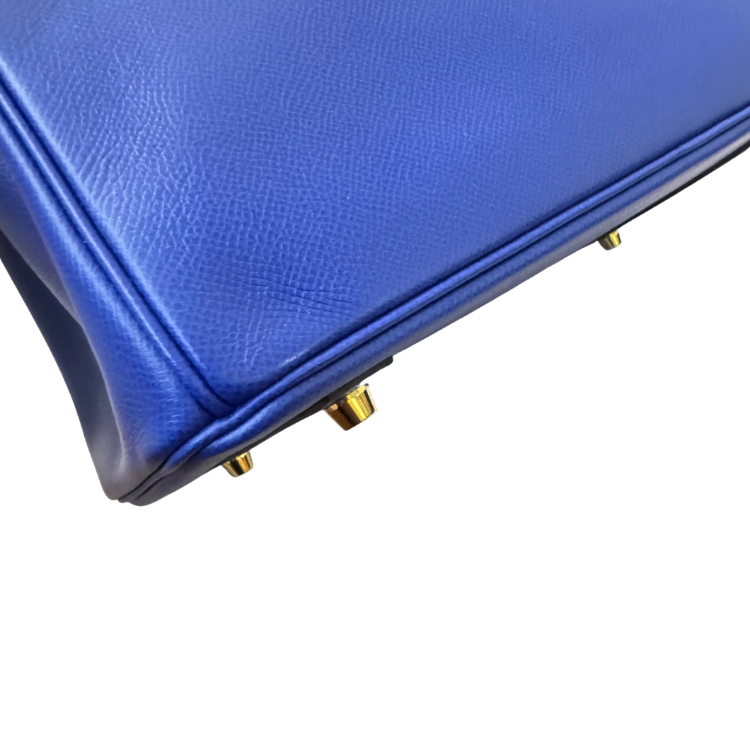 Hermès Birkin 30 in Bleu Électrique Epsom Leather