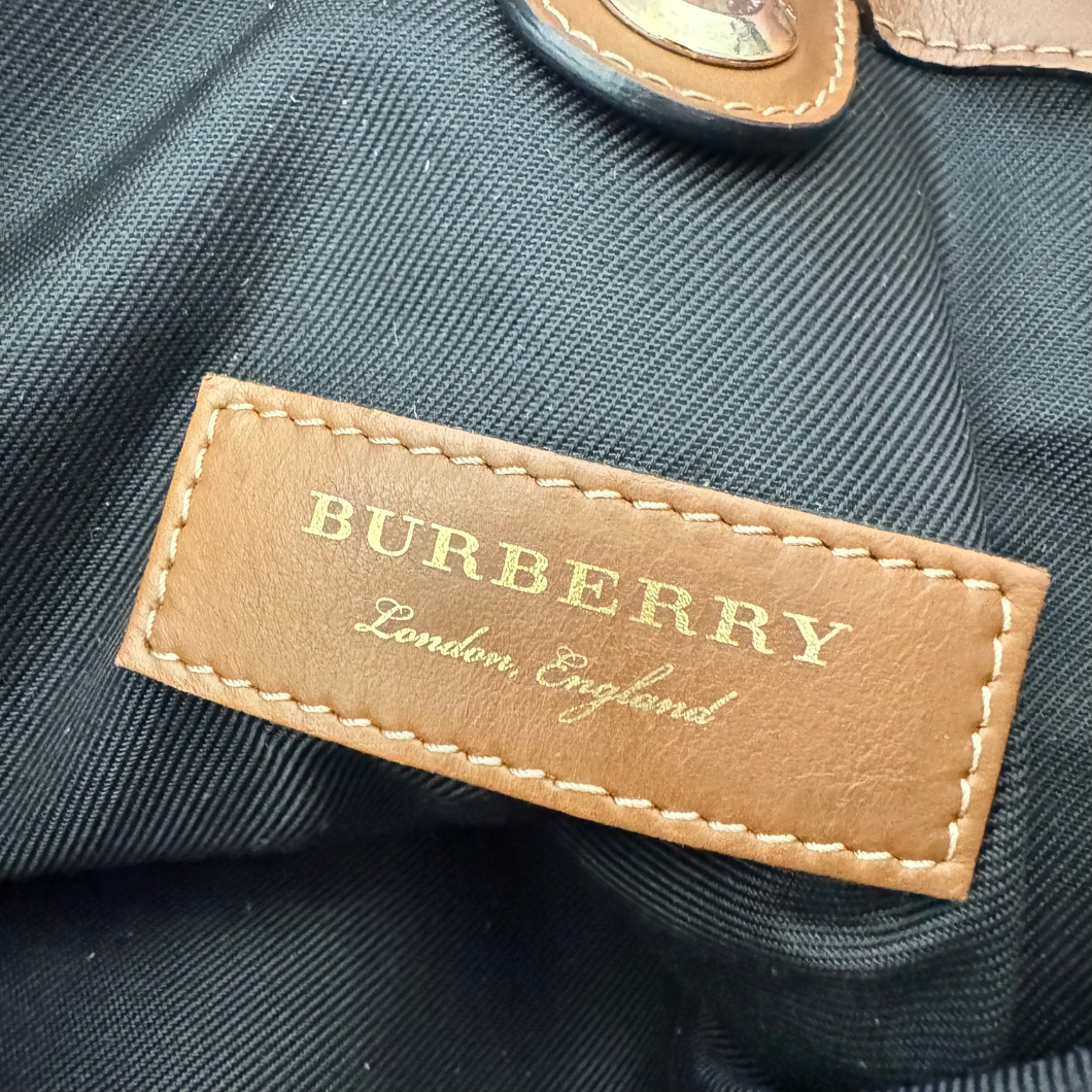 Burberry Ballington Tote in Beige Horseferry Check