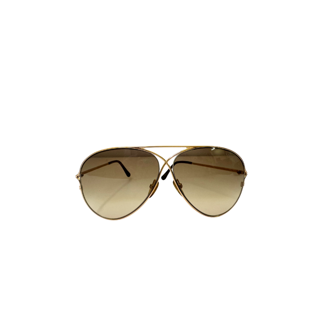 Tom Ford Peter Aviator Sunglasses in Brown