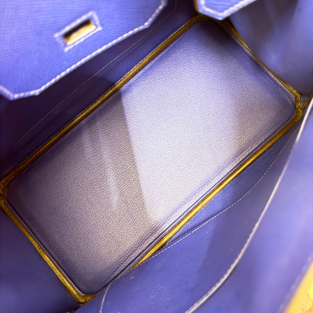 Hermès Birkin 30 in Bleu Électrique Epsom Leather