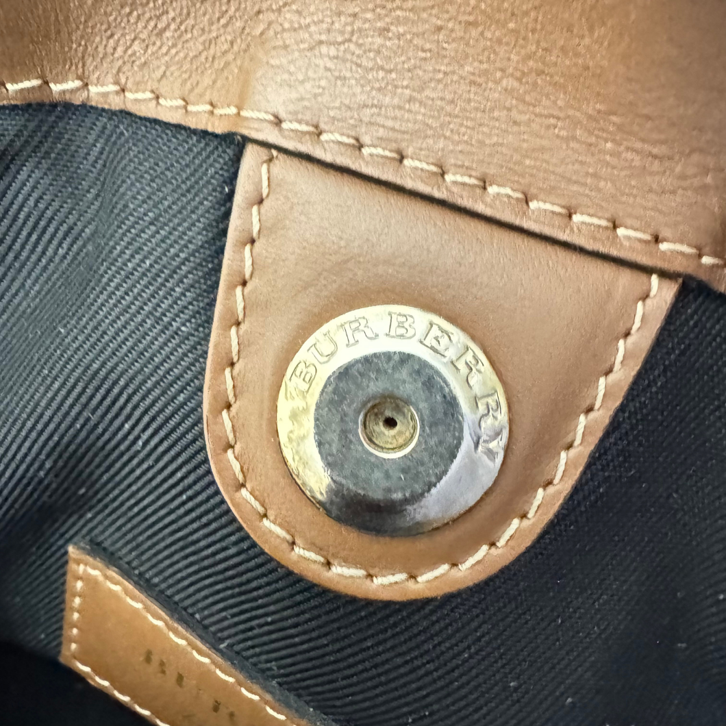 Burberry Ballington Tote in Beige Horseferry Check