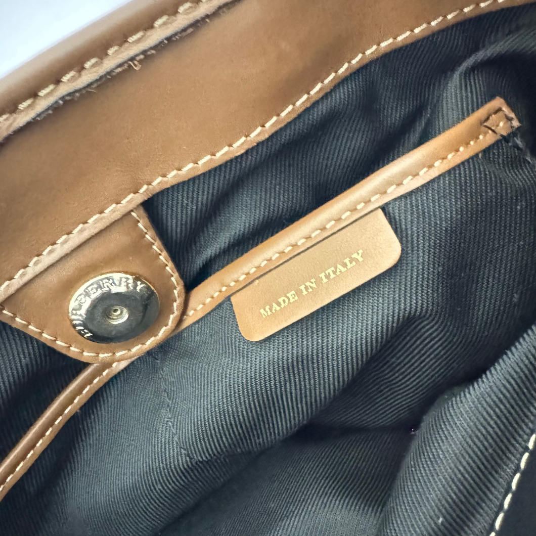 Burberry Ballington Tote in Beige Horseferry Check