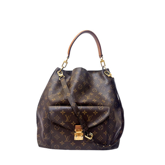 Louis Vuitton Hobo Métis in Monogram Canvas with Gold Hardware