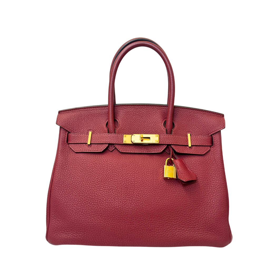 Hermès Birkin 30 in Rouge Grenat Togo Leather