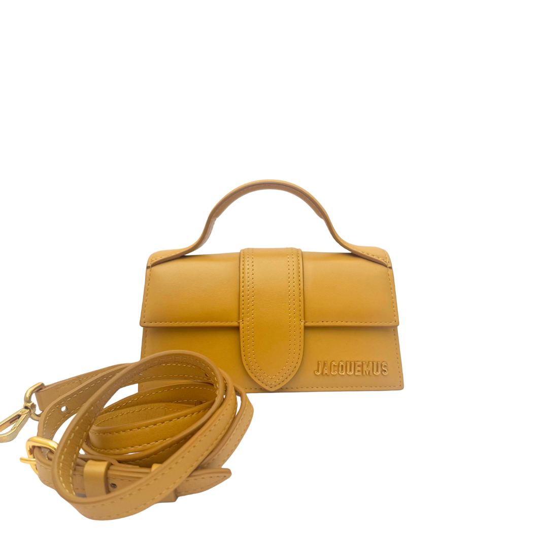 Jacquemus Le Bambino Bag in Mustard Leather