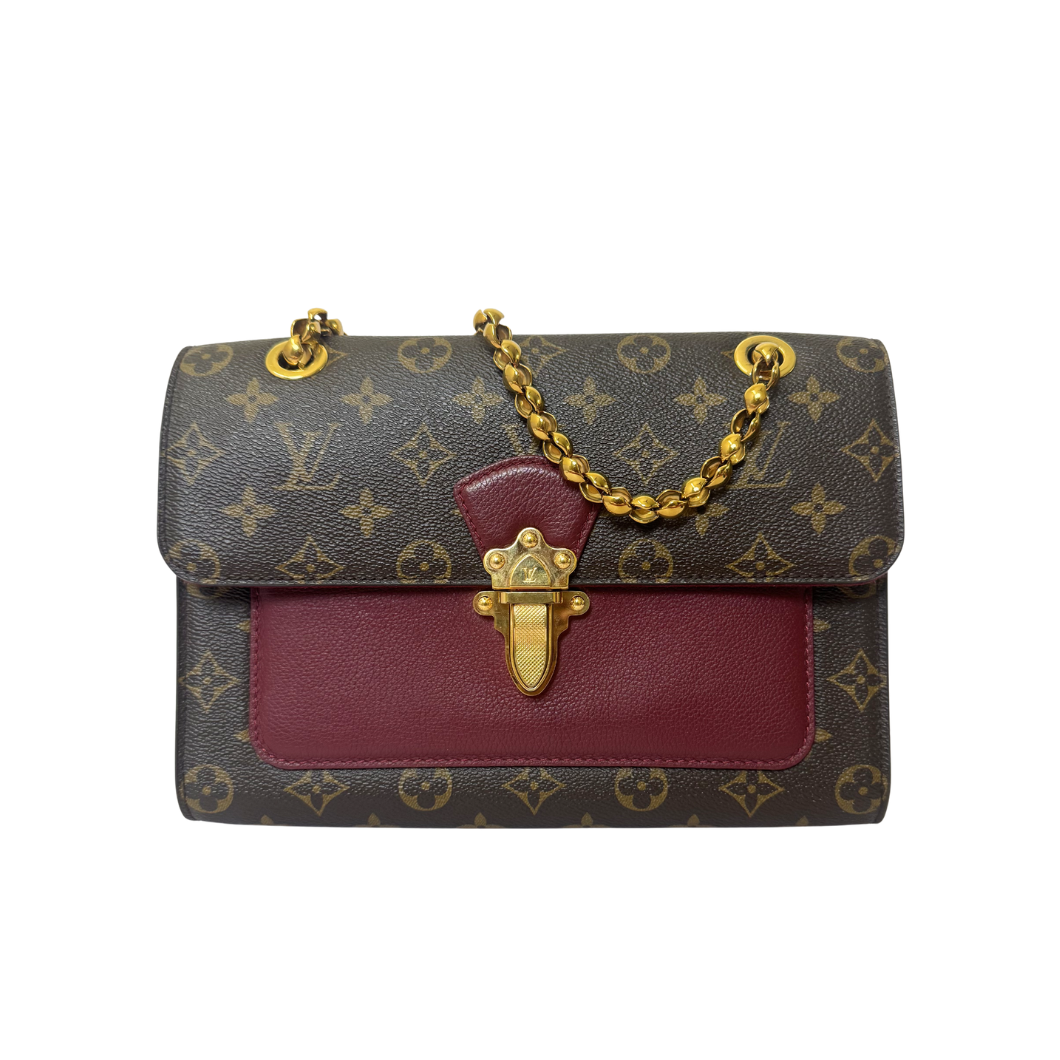 Louis Vuitton Victoire Bag in Raisin Monogram Canvas