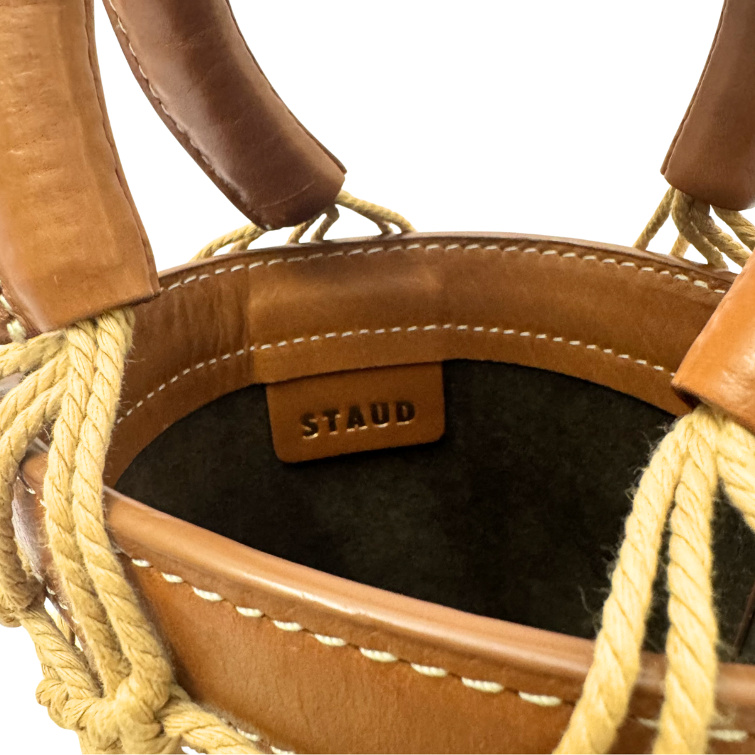 Staud Macramé Bucket Bag