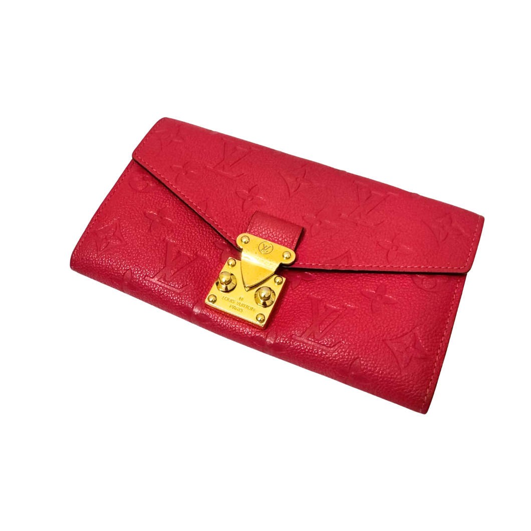Louis Vuitton Métis Wallet in Fuchsia Monogram Empreinte