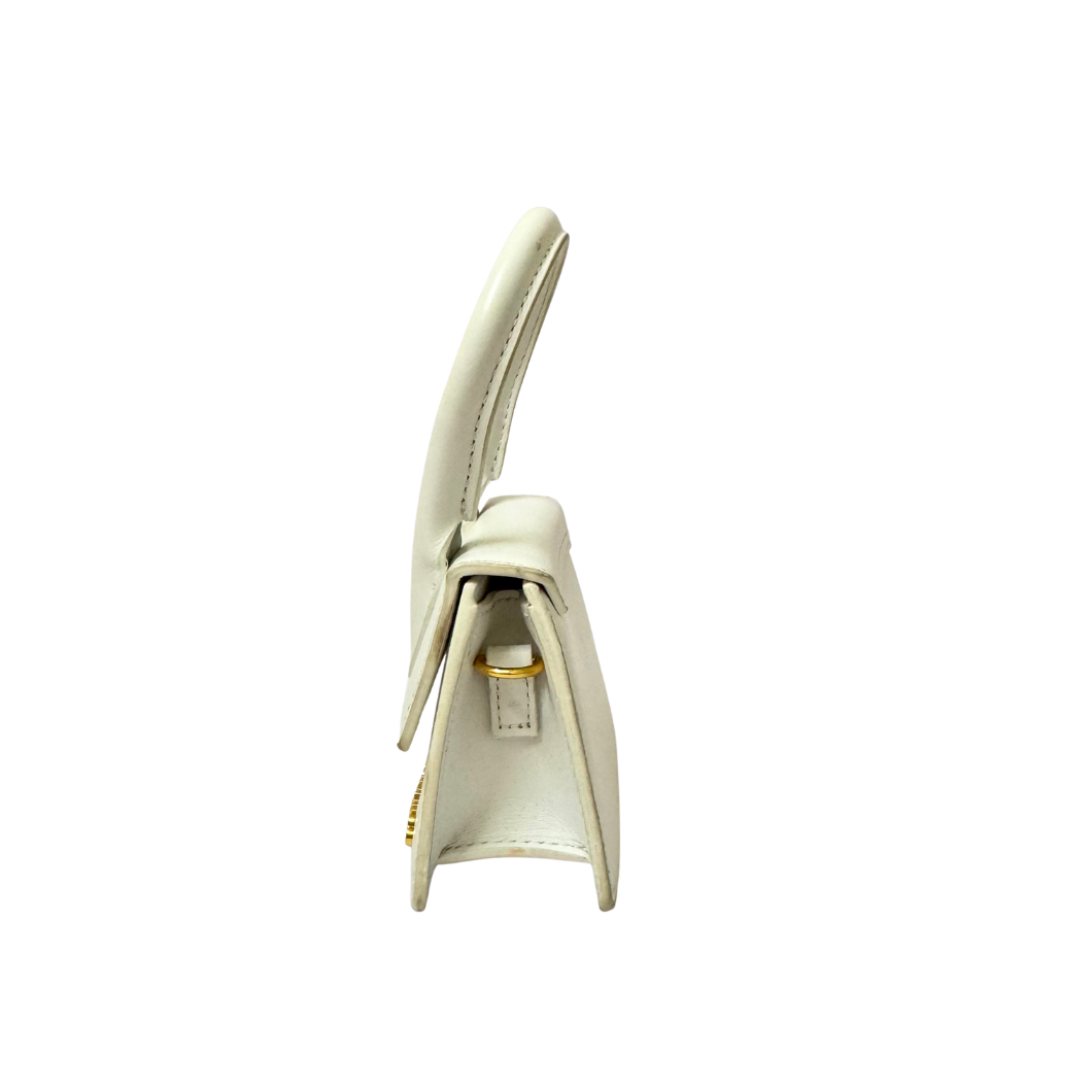 Jacquemus Le Chiquito Mini Bag in White Leather