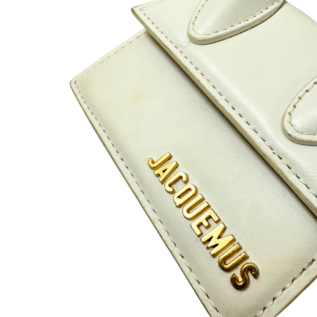 Jacquemus Le Chiquito Mini Bag in White Leather