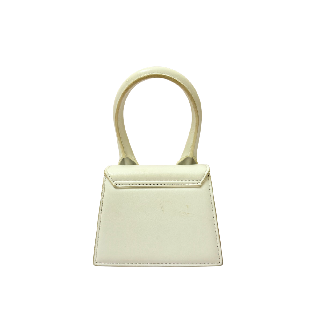 Jacquemus Le Chiquito Mini Bag in White Leather