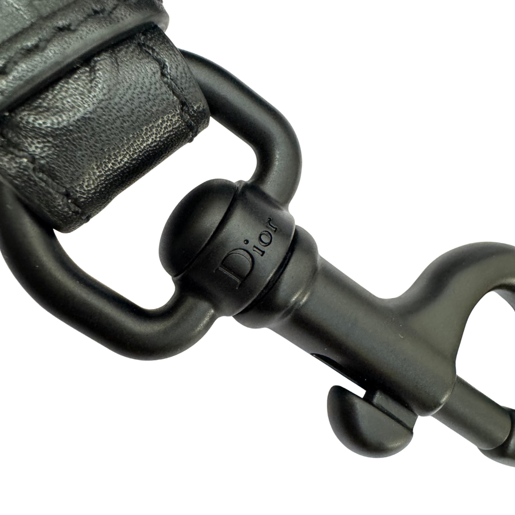 Dior Saddle Bag in Black Oblique Embossed Calfskin