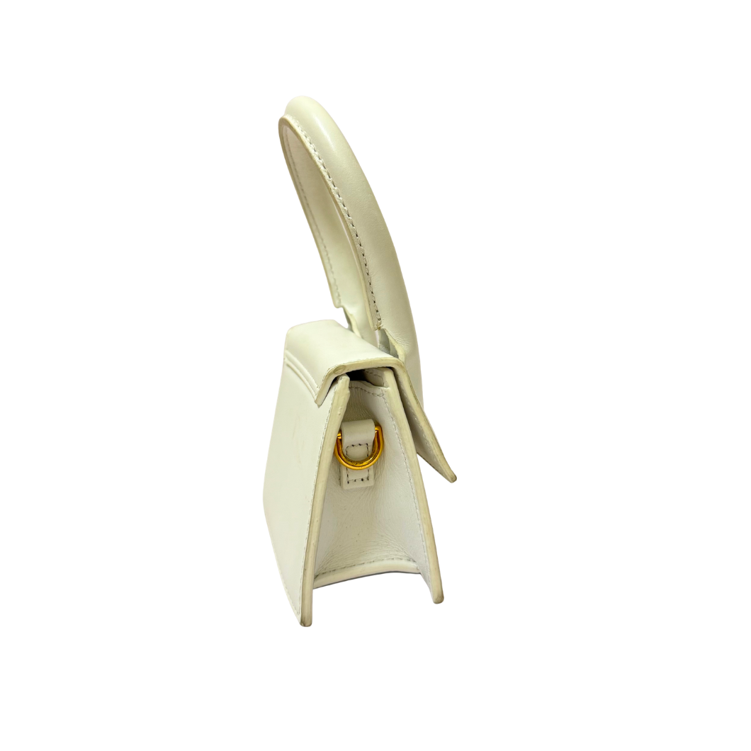 Jacquemus Le Chiquito Mini Bag in White Leather