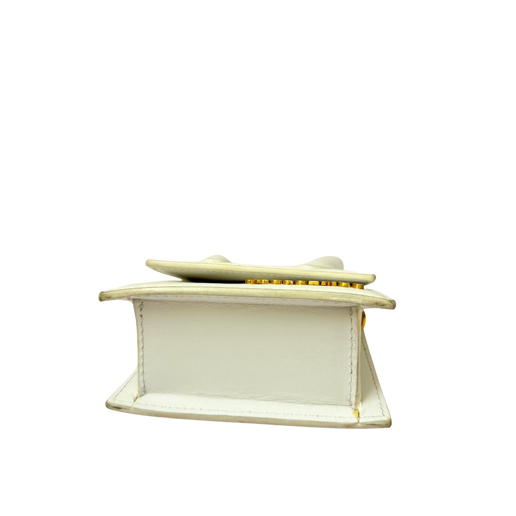 Jacquemus Le Chiquito Mini Bag in White Leather