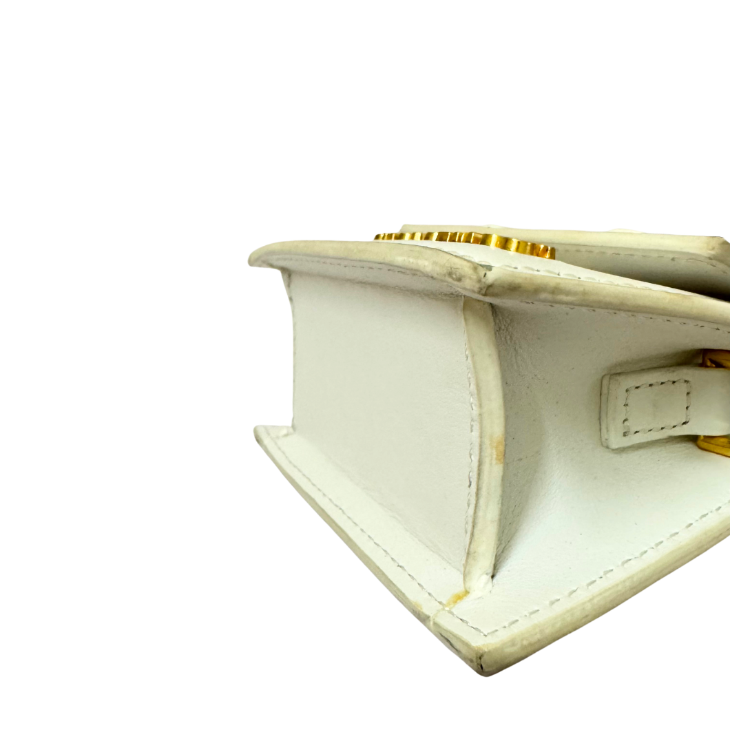 Jacquemus Le Chiquito Mini Bag in White Leather