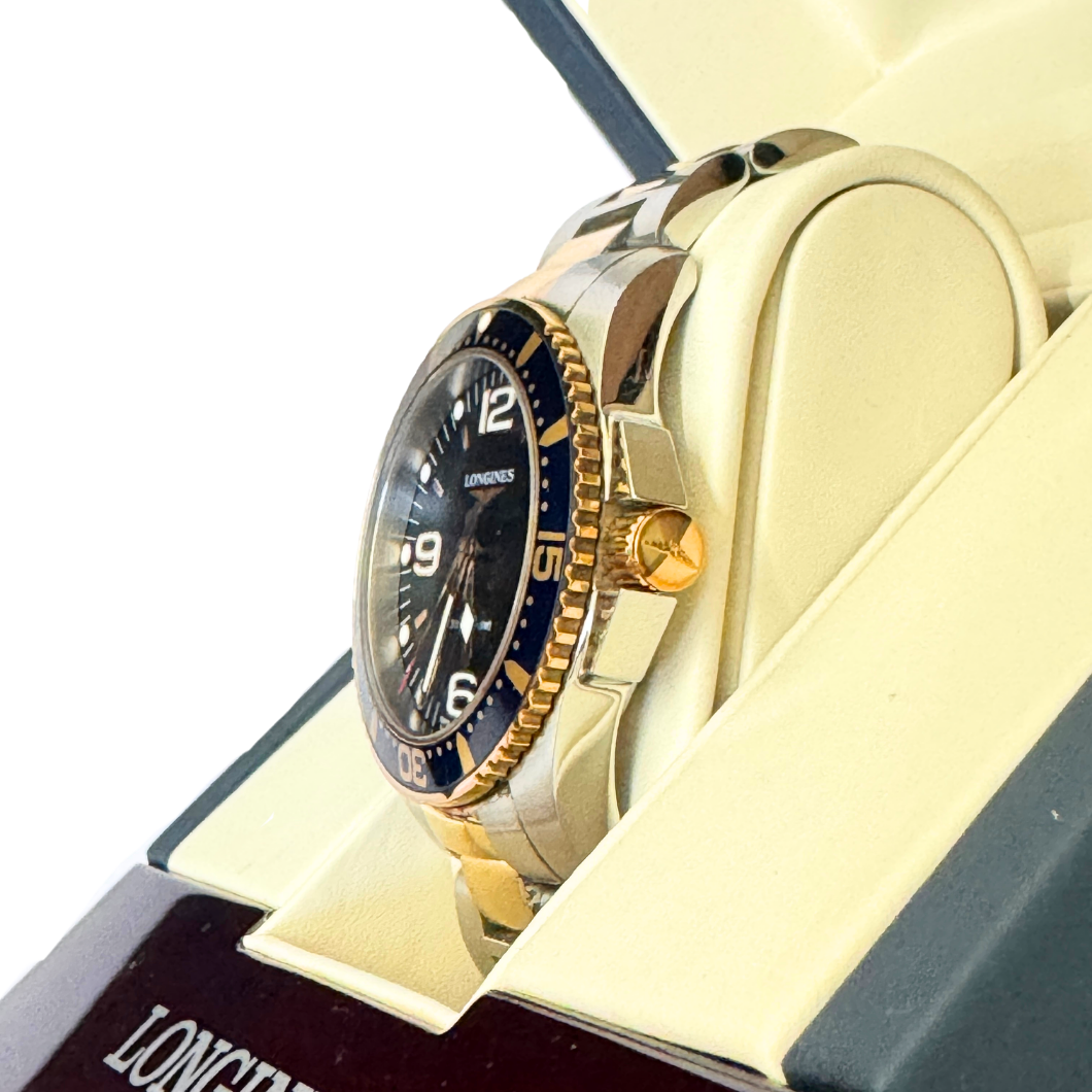 Longines HydroConquest Two-Tone Quartz Watch in Steel and Gold