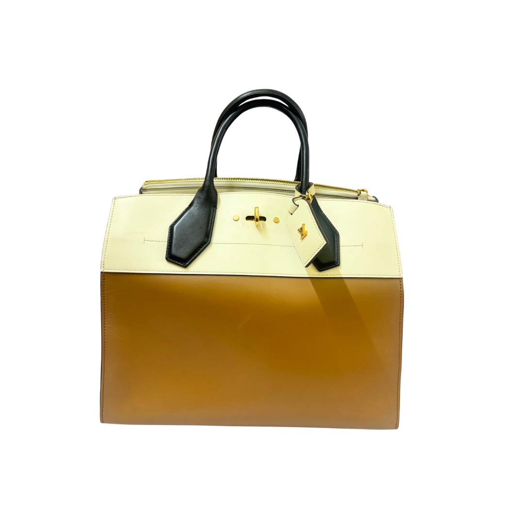Louis Vuitton City Steamer in Tan & Cream