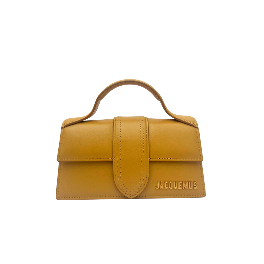 Jacquemus Le Bambino Bag in Mustard Leather