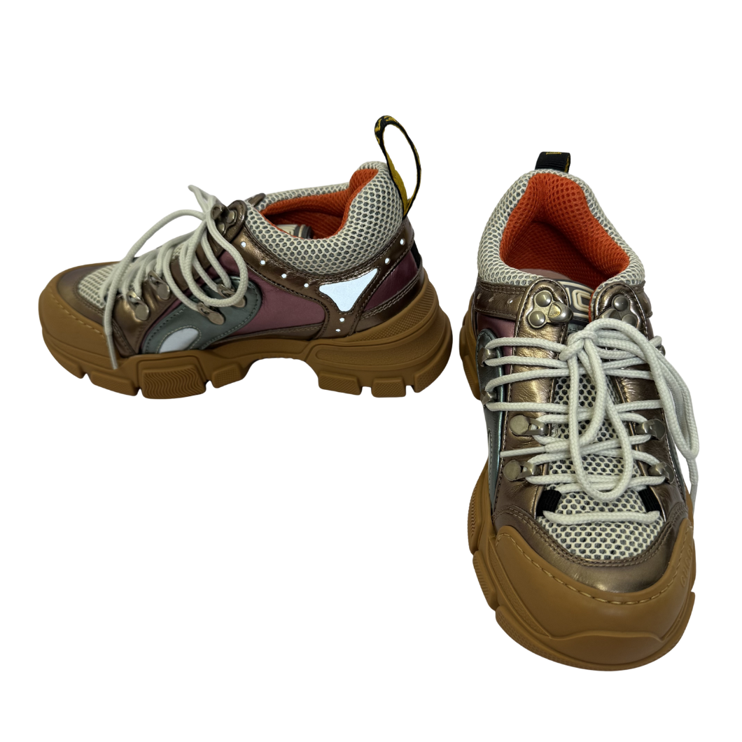 Gucci Flashtrek Sneakers, Size 35
