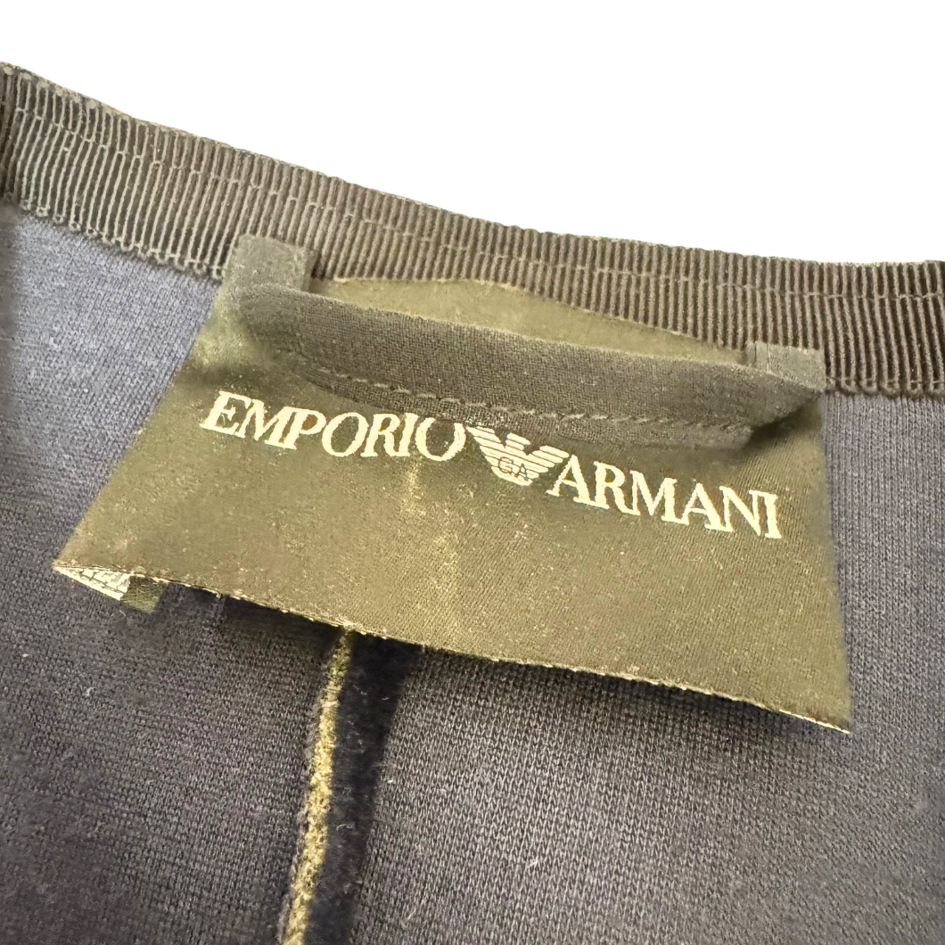 Emporio Armani Blue Velvet Blazer, Size US 40