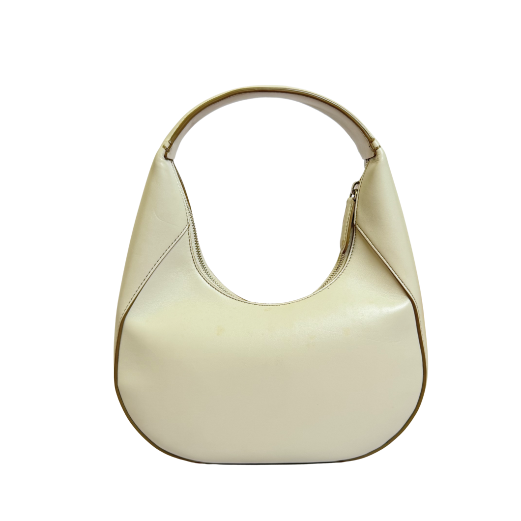 Stella McCartney Hobo Bag in Off-White Vegan Leather