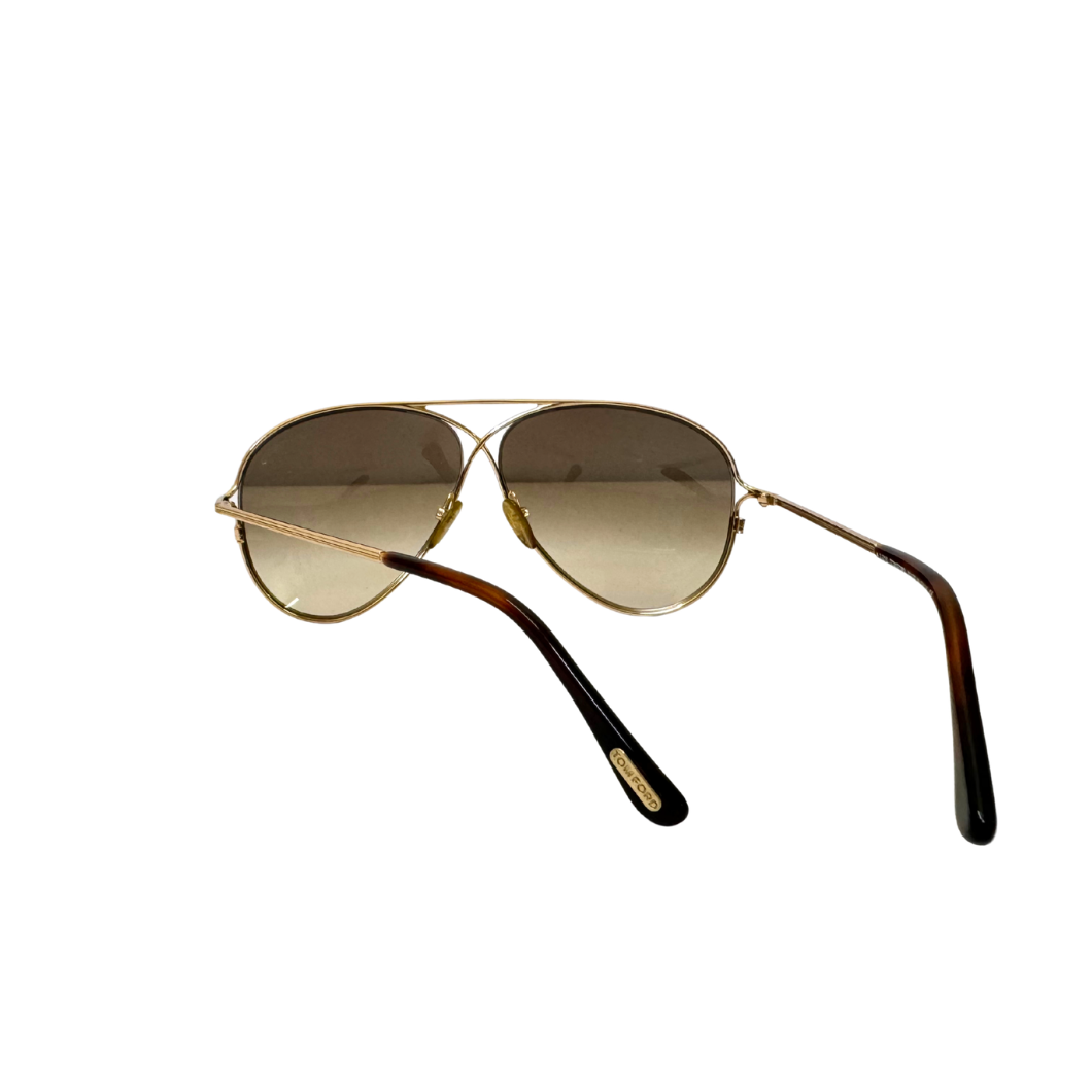 Tom Ford Peter Aviator Sunglasses in Brown