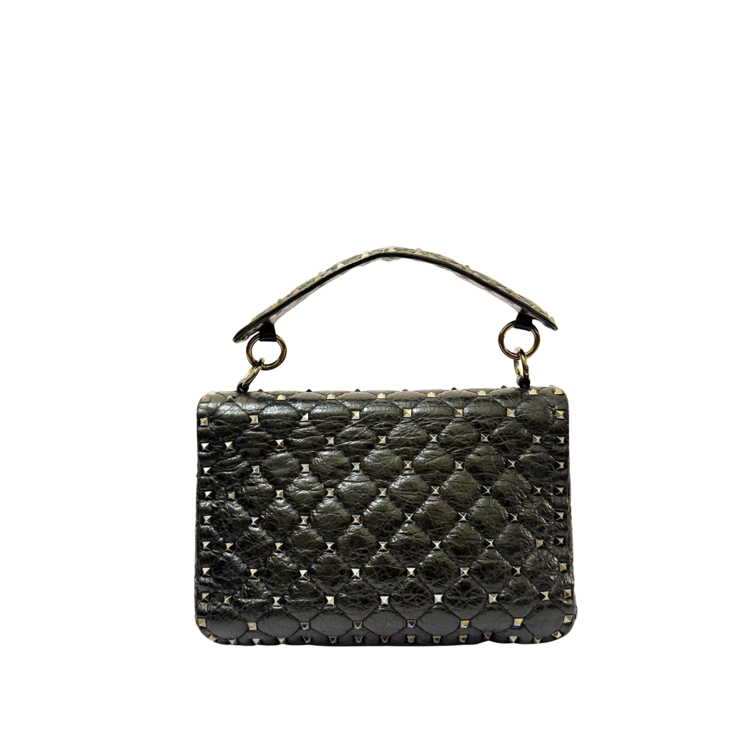 Valentino Garavani Rockstud Spike Bag in Black