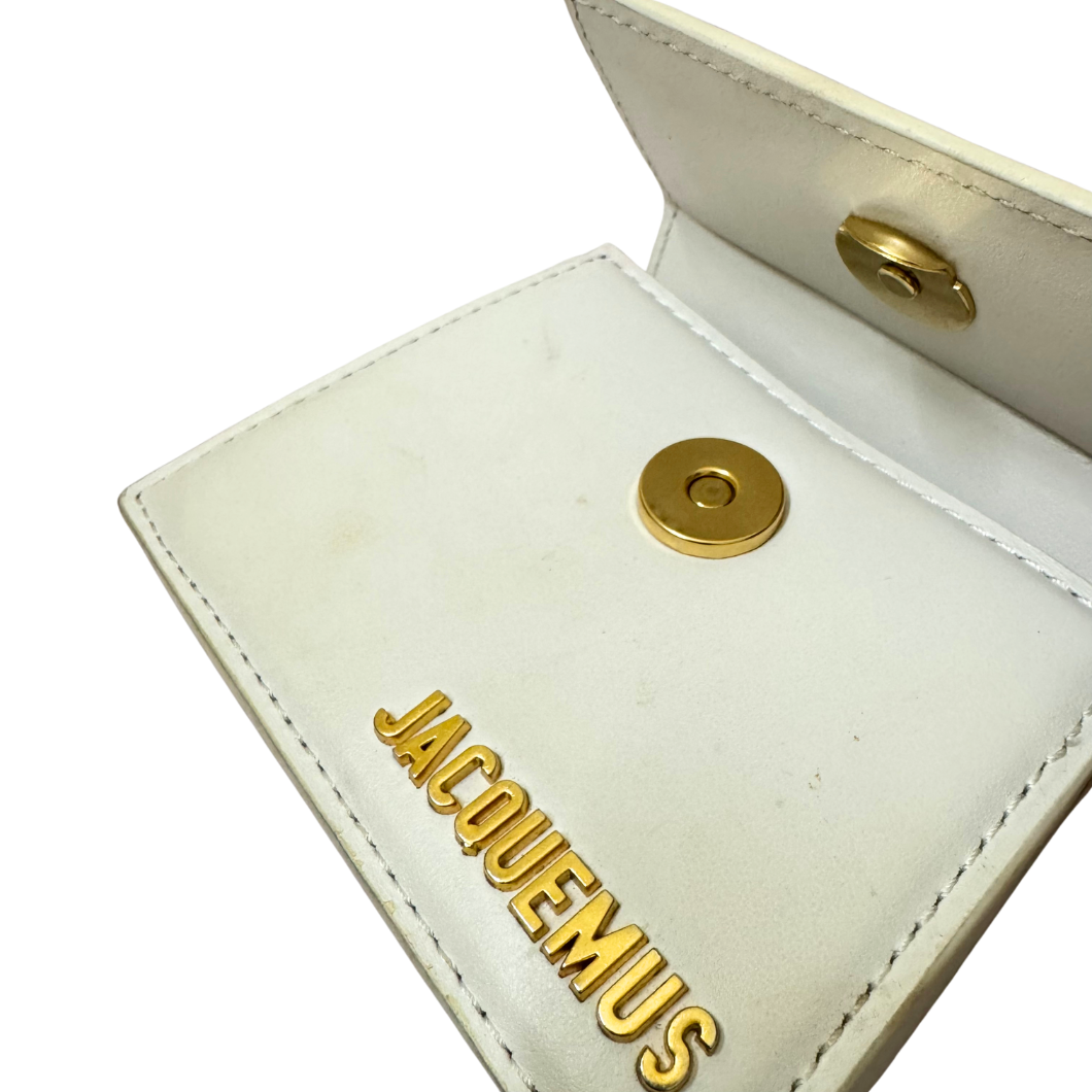 Jacquemus Le Chiquito Mini Bag in White Leather