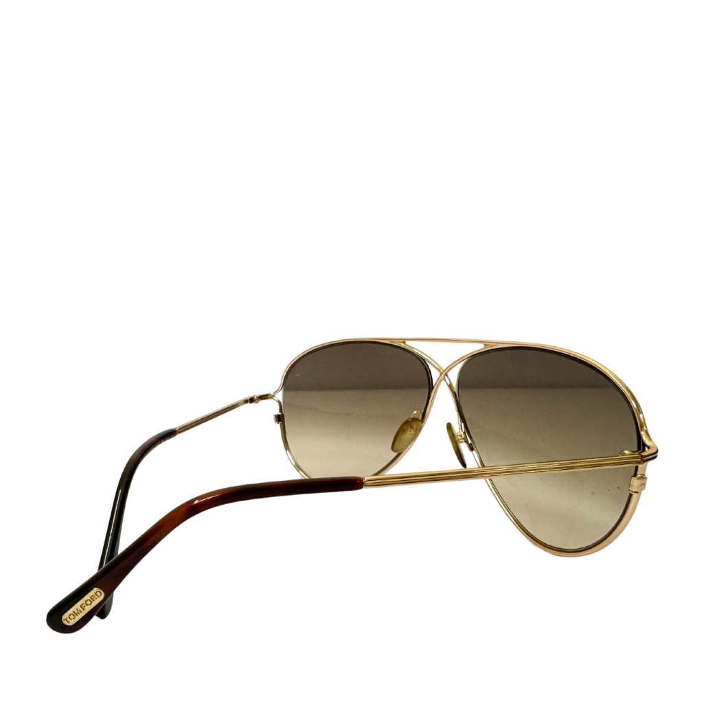 Tom Ford Peter Aviator Sunglasses in Brown