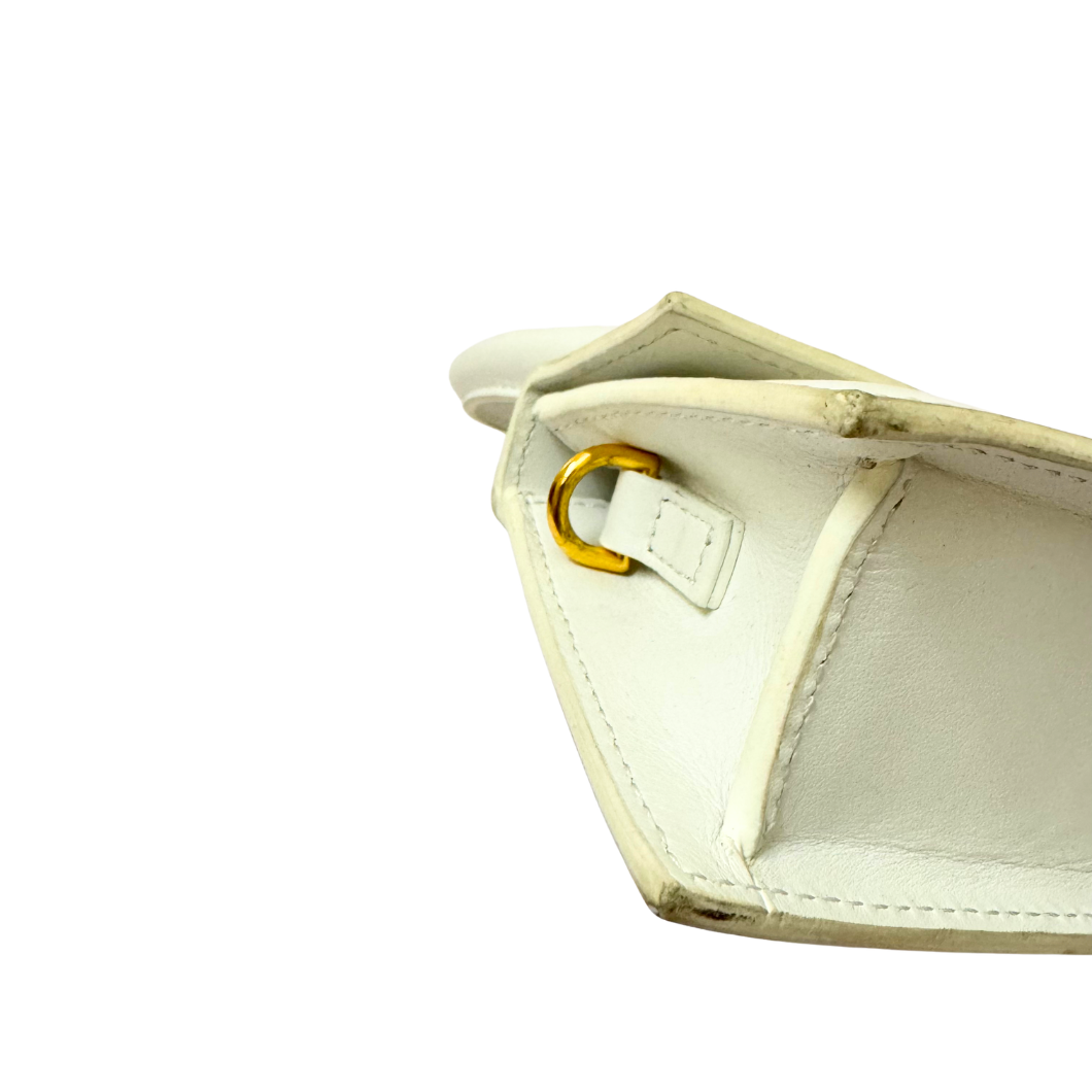 Jacquemus Le Chiquito Mini Bag in White Leather