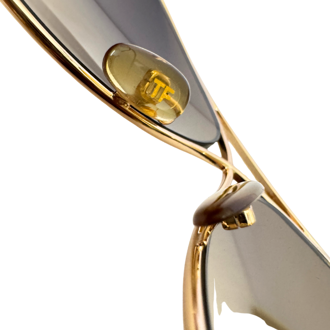 Tom Ford Peter Aviator Sunglasses in Brown