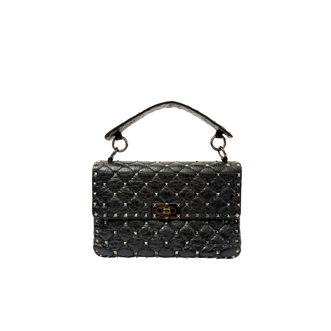 Valentino Garavani Rockstud Spike Bag in Black