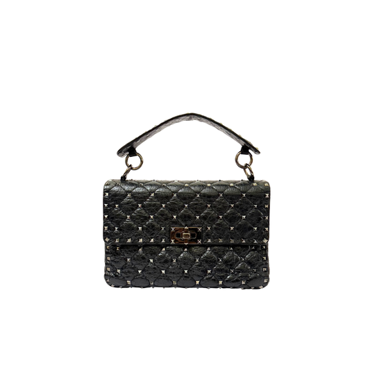 Valentino Garavani Rockstud Spike Bag in Black