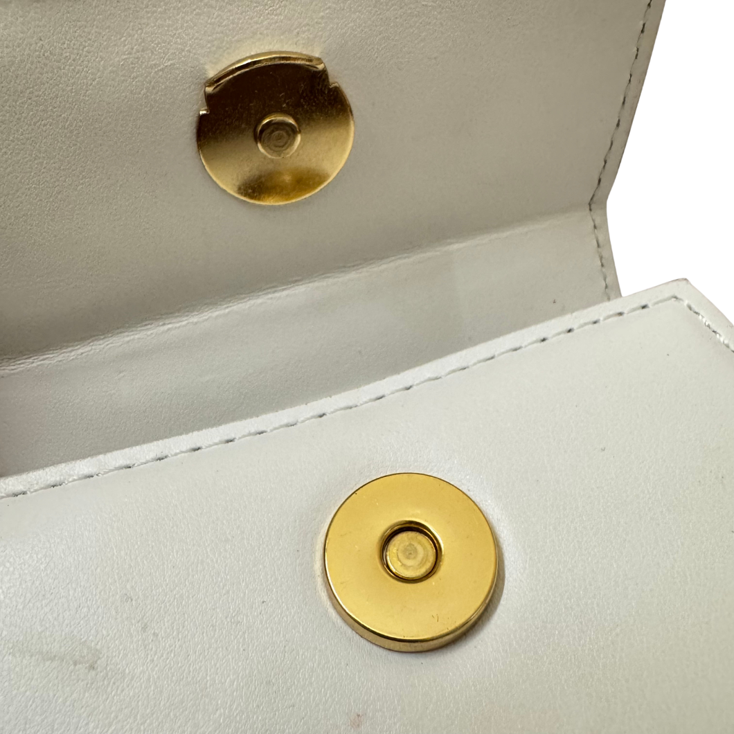 Jacquemus Le Chiquito Mini Bag in White Leather