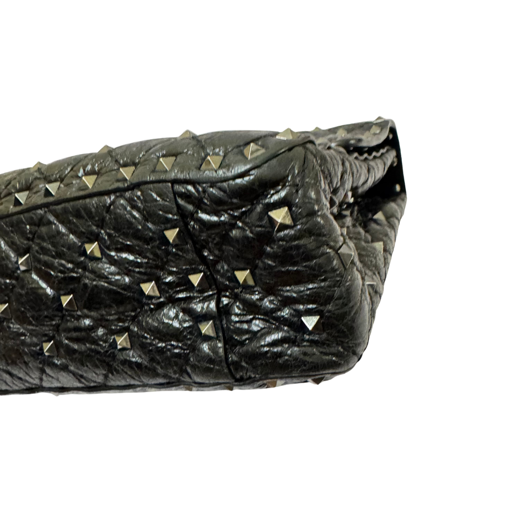 Valentino Garavani Rockstud Spike Bag in Black