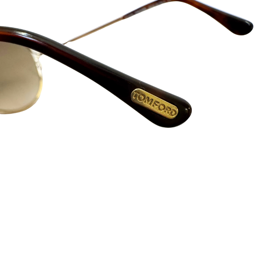 Tom Ford Peter Aviator Sunglasses in Brown