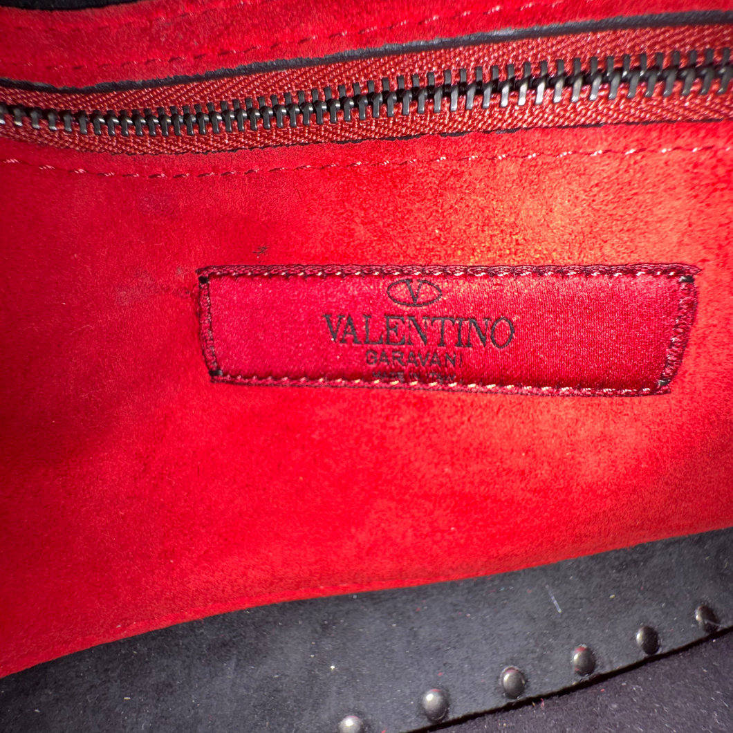 Valentino Garavani Rockstud Spike Bag in Black