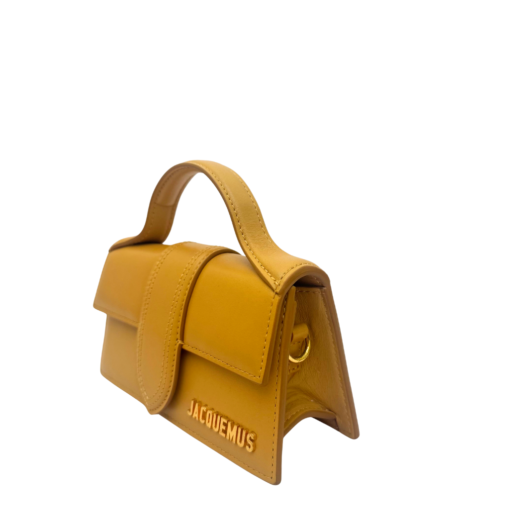 Jacquemus Le Bambino Bag in Mustard Leather