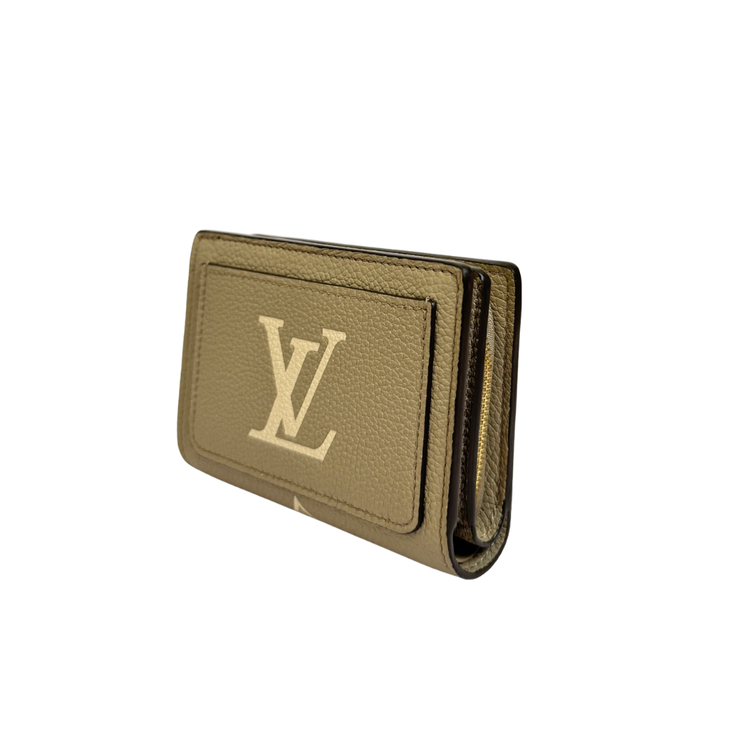 Louis Vuitton Cléa Wallet in Bicolour Monogram Empreinte Leather