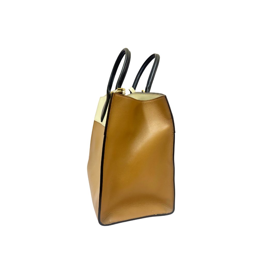 Louis Vuitton City Steamer in Tan & Cream