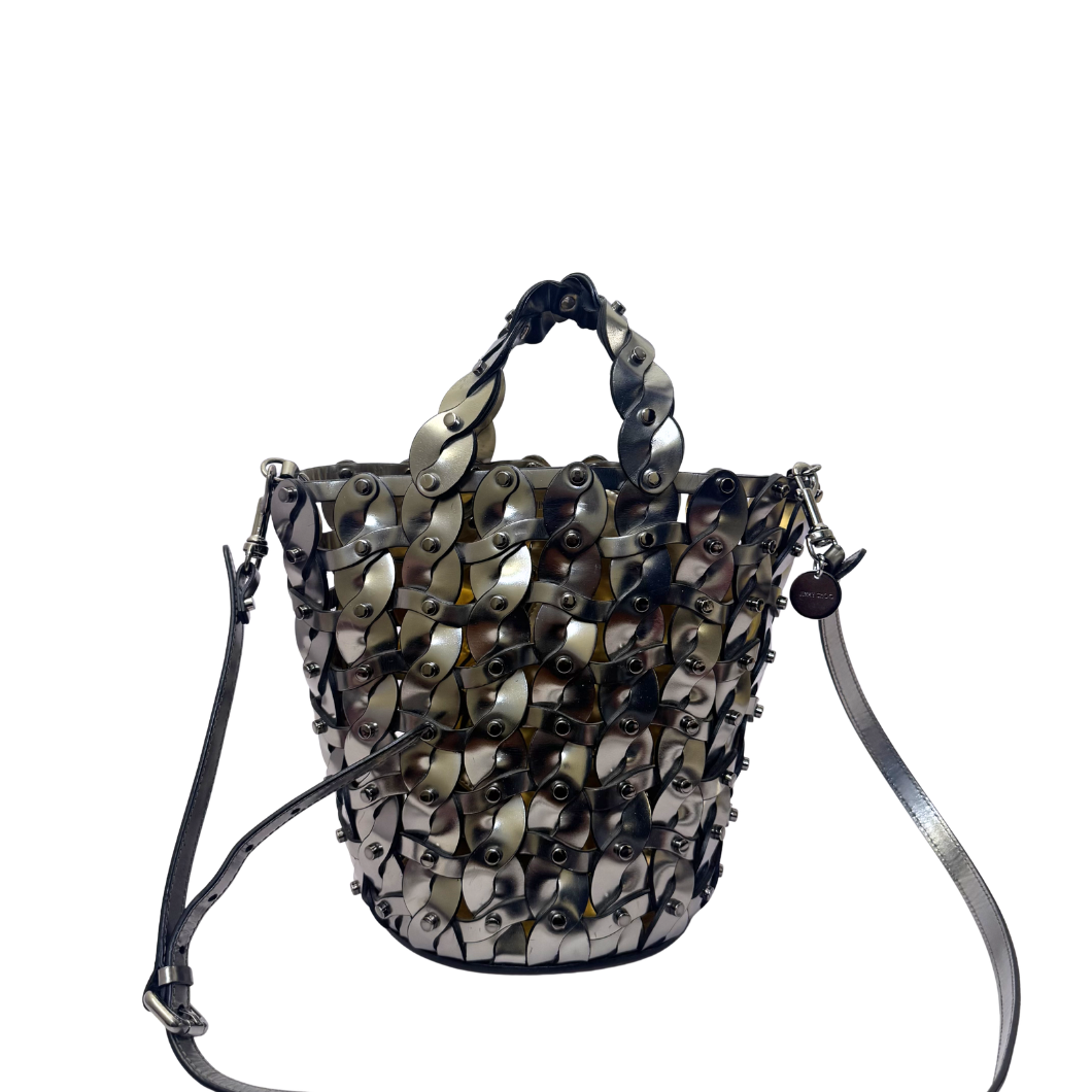Jimmy Choo Studded Leather Crossbody Bag